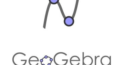 برنامج جيوجبرا GeoGebra للكمبيوتر